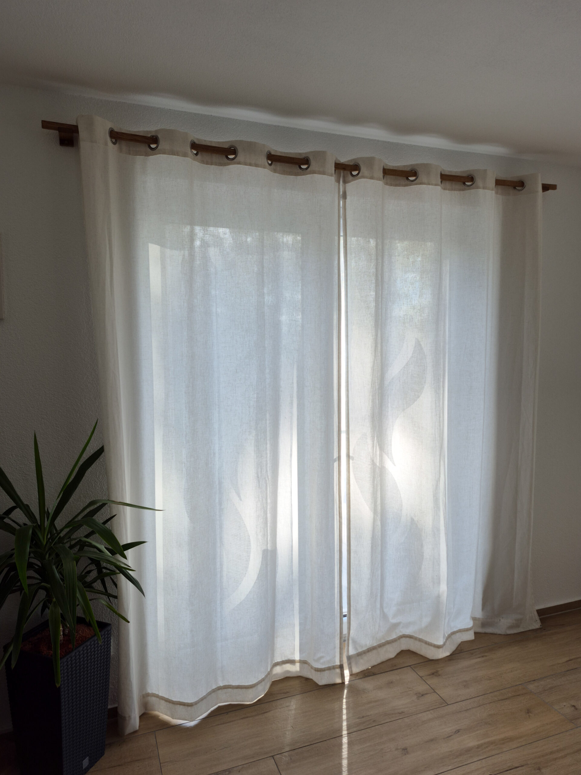 Gardinenstange aus Holz | 1-läufig | ab 200 cm – Bild 2